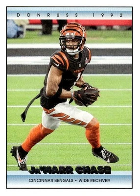 2022 Donruss #24 Ja'Marr Chase Retro 1992 - Image 1 of 2