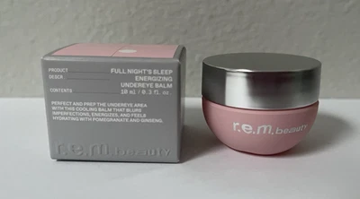 REM BEAUTY Full Nights Sleep Energizing Under Eye Balm Travel 10ml/.3oz NIB — 第 1/4 张图片
