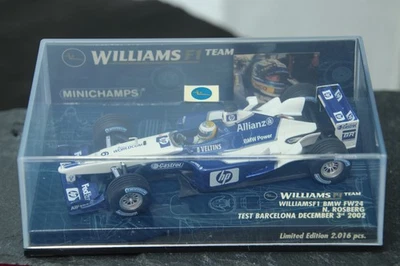 WILLIAMS BMW FW24 Test Nico ROSBERG 2002 Lim.Ed.2016/Originale Minivitrine 1:43 - Bild 1 von 4