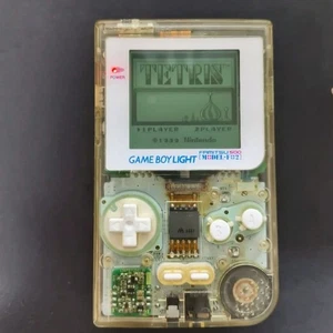 Nintendo Game Boy Light MGB-101 Clear Limited Edition Console Tested Used 1996 - Picture 1 of 12