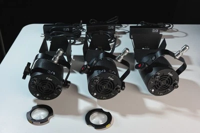 Fiilex K302 P360EX (x3) LED Light kit With Barndoors - Works Great! - Image 1 of 4