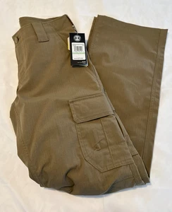 NWT Under Armour Womens Tactical Storm Pants Size 8 Tan Cargo Loose Fit - Picture 1 of 6