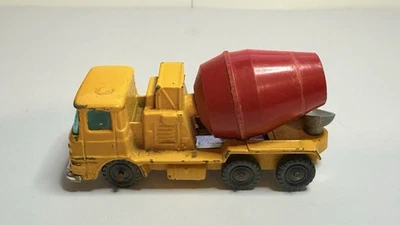 Husky ERF 66GX желтый цементный смеситель грузовик игрушка винтажная литая отдельно - Изображение 1 из 4