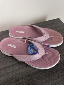Skechers Goga Mat On The Go Damen-Flip-Flops Größe 9 - Bild 1 von 10