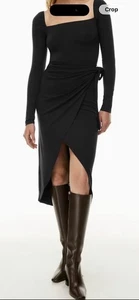 NUEVO Vestido Aritzia Wilfred Saturn Manga Larga Midi Damas Talla S/P - Imagen 1 de 10