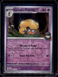 Team Rocket's Dottler SV10: Destined Rivals Pokémon 088/182 Reverse Holo NM+ - Picture 1 of 2