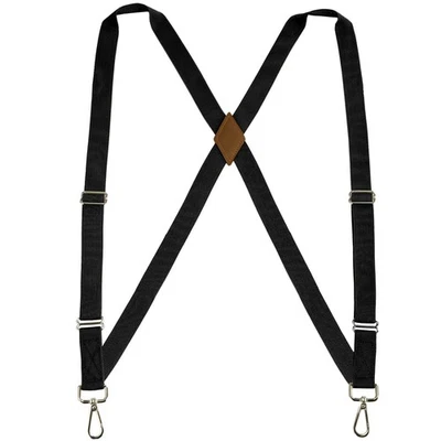 Buyless Fashion Trucker Suspenders Men - 48" Elastic Adjustable 1" X Back Braces - Image 1 of 4