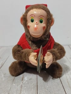 Vintage Westminster Clapping Monkey Toy Playing Symbols Battery Operated Tested - Picture 1 of 15