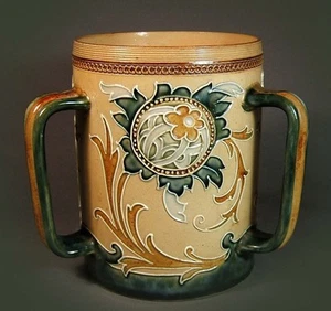 SELTENES, FRÜHES, GROSSES DOULTON ARTWARE TYG von MARK V. MARSHALL - Bild 1 von 5