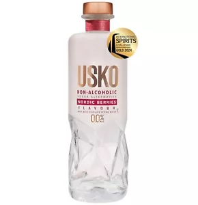 USKO Nordic Berries Non Alcoholic Vodka, 0.0% ABV Non Alcoholic Spirits With a N - Picture 1 of 11