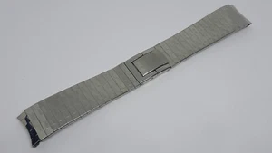Vintage Stelux Stainless Steel Watch Bracelet / Band 17mm - Picture 1 of 10