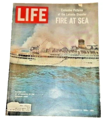 January 3, 1964 LIFE Magazine LAKONIA. FREE SHIPPING Jan 1 2 64 4 5 6 7 8 9 ads  - Image 1 of 4