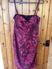 Alexon Burgundy/Purple  Occasion Dress Size 12