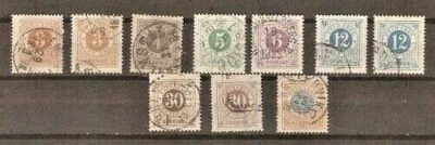 SWEDEN LOT Sc 17 to 49 not consecutive,Sc J12 22 not consecutive USED SEE SCAN  - Image 1 of 4