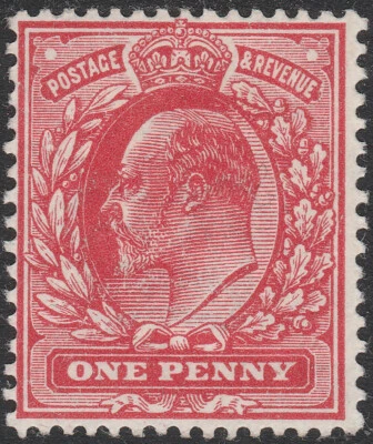 1911 HARRISON SG280 15x14 1d ROSE RED MINT VERY LIGHTLY HINGED - Image 1 of 2