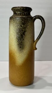 Vintage MCM West Germany Scheurich Keramik 11" Tall Handled Vase #401-28 - Picture 1 of 4