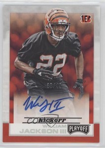 2016 Panini Playoff Signatures Kickoff /49 William Jackson III Rookie Auto RC