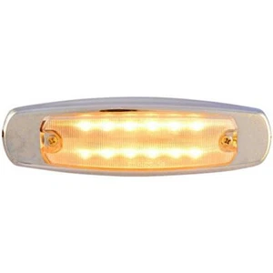 Trux TLED-PETCA - 12 LED Peterbilt Estilo Luz Marcadora - LED Ámbar/Lente Transparente - Imagen 1 de 3