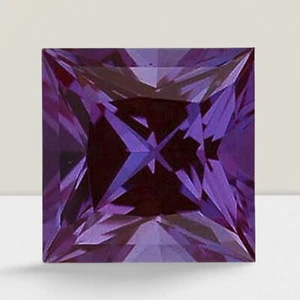 Alexandrite Square Cut Gemstone 8 Cts - 14 mm AAA+ Loose Gem - Picture 1 of 6