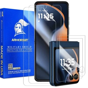 [2+2 Pack] ArmorSuit MilitaryShield Screen Protector for Motorola Razr (2025) - Picture 1 of 9
