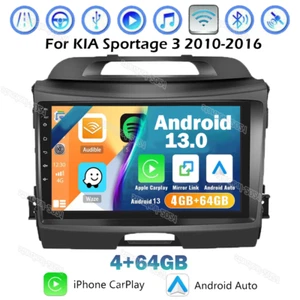 4+64 GB para KIA Sportage 3 2010-2016 9" Android 13 radio de coche estéreo Carplay GPS - Imagen 1 de 19