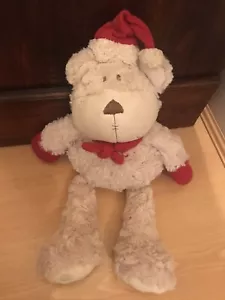 Mamme e Papà Orsacchiotto Crumble Bear Teddy Rosso Babbo Natale Cappello e Sciarpa Giocattolo Morbido Trapuntino 13" - Foto 1 di 2