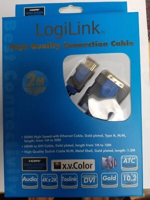 LogiLink HDMI/DVI Kabel 2 Meter - Bild 1 von 4