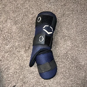 Evoshield Baseball Softball  Leg Black Guard Foot Lefty Batter Youth - Picture 1 of 2