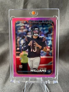 REFRACTOR CALEB WILLIAMS 2024 TOPPS CROMO 202 ROOKIE ROSA - Imagen 1 de 2