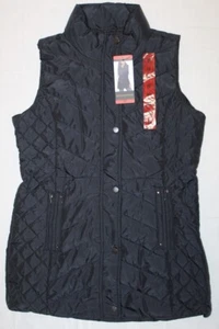 Nuevo chaleco acolchado negro resistente a la intemperie para dama talla mediana - Imagen 1 de 3