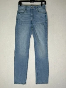 Nine West Blue High Rise Slim Straight Leg Denim Jeans Cotton Girl's Size 10 - Picture 1 of 6