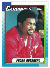 1990 Topps #610 Pedro Guerrero St. Louis Cardinals