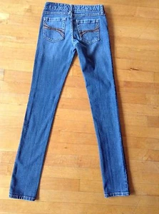 Rue 21 Girls Jeans Size 0/1 Medium Datk Wash Slim/ Skinny - Picture 1 of 10