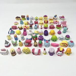 Shopkins and Shoppie Dolls Lot of 69 Assortment Various Seasons and Pieces