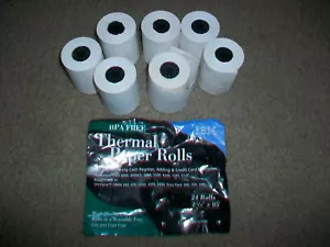 IBM Thermal Paper Rolls 7 Rolls 2 1/4" X 85' BPA Free - Picture 1 of 2