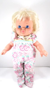 1988 Playskool Baby Dolly Surprise Growing Hair Blonde 14" Doll - Picture 1 of 8