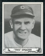 1986 Renata Galasso Reprints - 1940 Play Ball - #170 - Tris Speaker - Indians