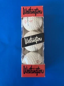 Armour 75 Worthington Golf Balls 3 pack sleeve 1958 - Picture 1 of 3