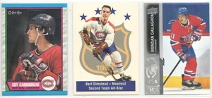 1989 OPC Guy Carbonneau | Olmstead Parkhurst | Gallagher UD | Canadiens Lot x3 - Bild 1 von 3