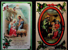 4 antique religious Christmas postcards  Nativity post cards