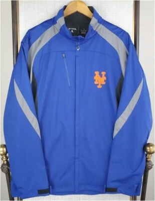 Chaqueta cortavientos ANTIGUA x NY METS talla L cremallera completa Softshell golf azul gris Foto 1 de 4