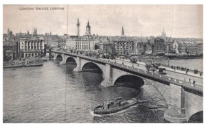 LONDON BRIDGE,LONDON,UK.VTG EARLY POSTCARD*C7 - Picture 1 of 2