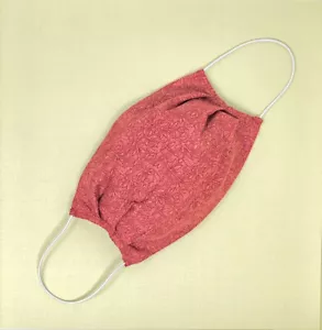Premium Handmade Cotton Face Mask Filter Packet Washable Reusable - Red Roses - Picture 1 of 7