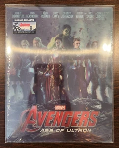 Avengers Age Of Ultron Blufans Lenticular Steelbook 3D/2D Blu-Ray Brand New - Picture 1 of 8