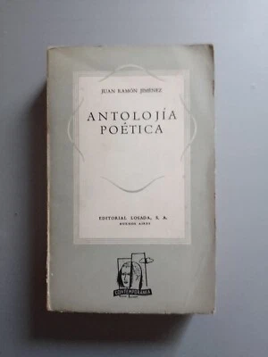 Juan Ramon Jimenez - Antolojia poetica - 1a ed. Losada 1944 Foto 1 de 3