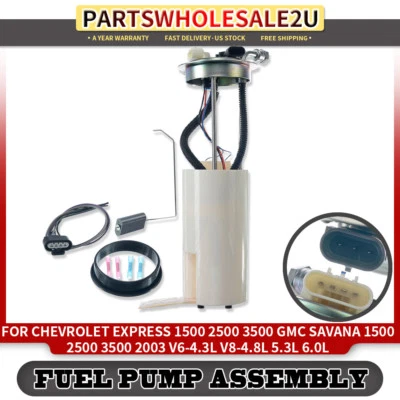Conjunto de bomba de combustible eléctrica para Chevrolet Express GMC Savana 1500 2500 3500 2003 Foto 1 de 4