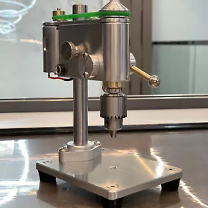 Bohrmaschinenständer Uhrmacher Tischbohrmaschine Ständerbohrmaschin Bohrmaschine - Bild 1 von 9