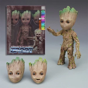 Guardians of the Galaxy Groot Action Figure Baby Groot HT 1:1 Model Toy Box NEW - Picture 1 of 24