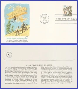 USA5 #C94 U/A FLEETWOOD FDC Octave Chanute & Planes - Bild 1 von 1