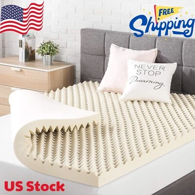 Colchón de espuma viscoelástica caja de huevos de 3 pulgadas al mejor precio, king Foto 1 de 4